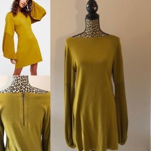 Free People Sweater Dress with fun sleeves